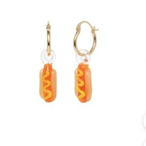 🌭LISA SAYS GAH 🌭 Hot Dog Hoop Earrings